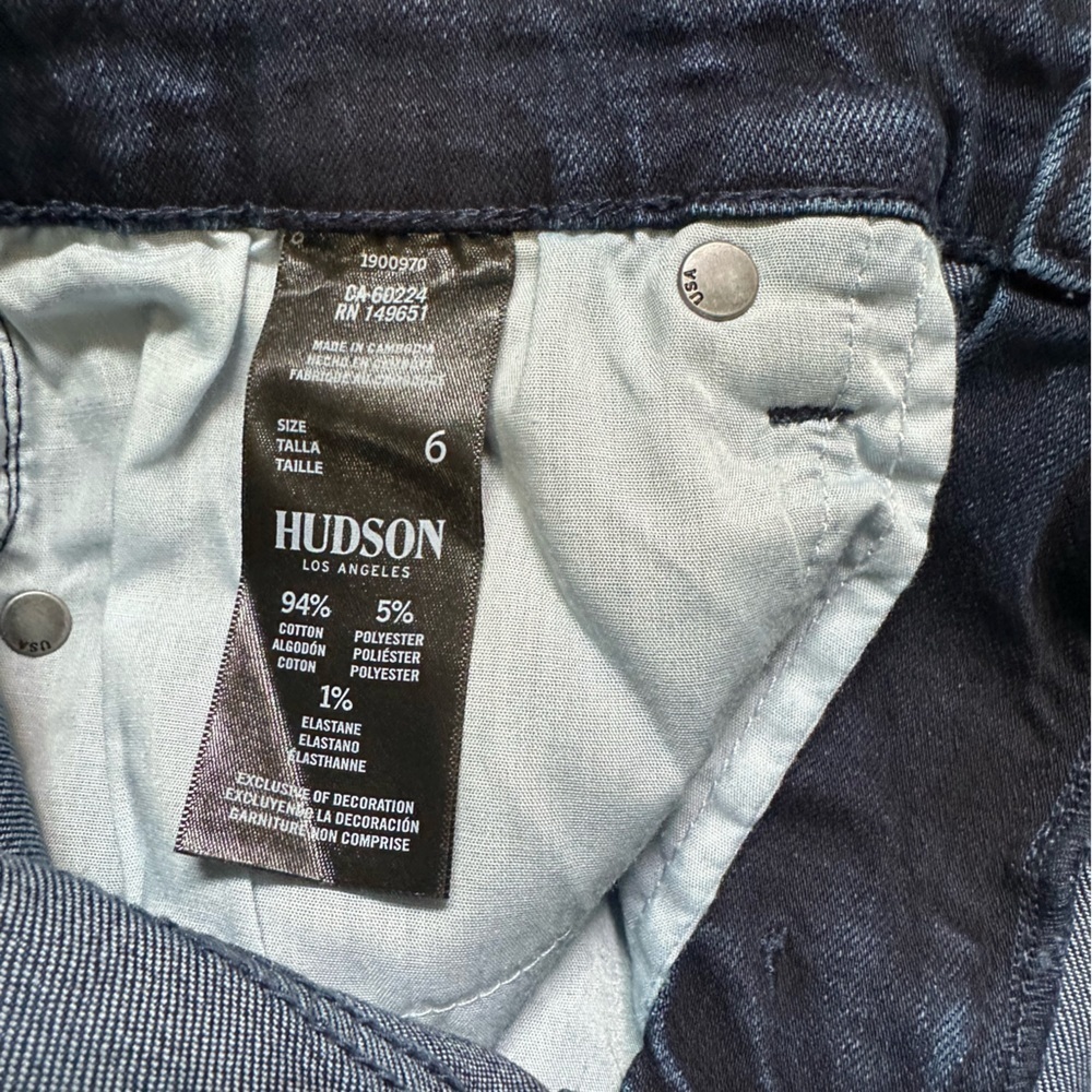 Hudson Jeans Women's Dark Blue Skinny Jeans - Picture 8 of 11